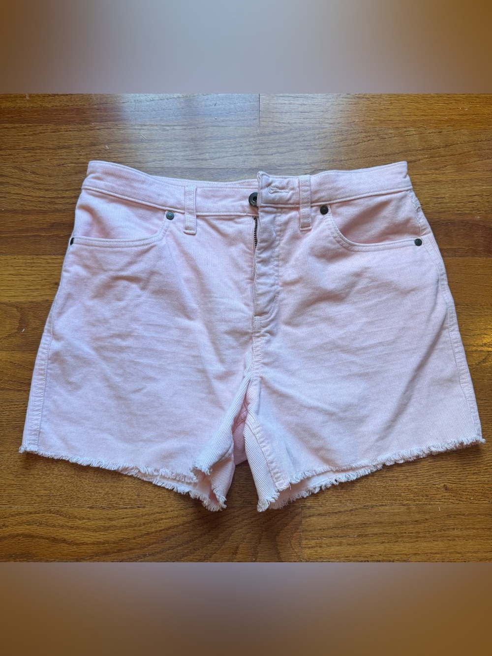 Carve Designs Soft Pink Denim Cutoff Shorts